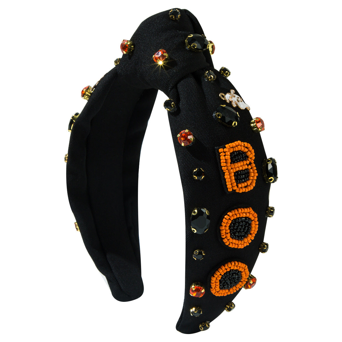 Wholesale Popular Halloween Ghost Accessories Rice Bead BOO Letter Dark Style Hair Accessories